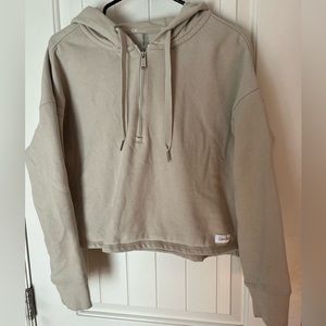 Calvin Klein Women's Zip High Low Hoodie Half Zip